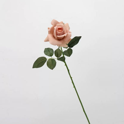 Mocha & Nude Real Touch Artificial Flower Stems – PU Faux Flowers | Panthère Rose