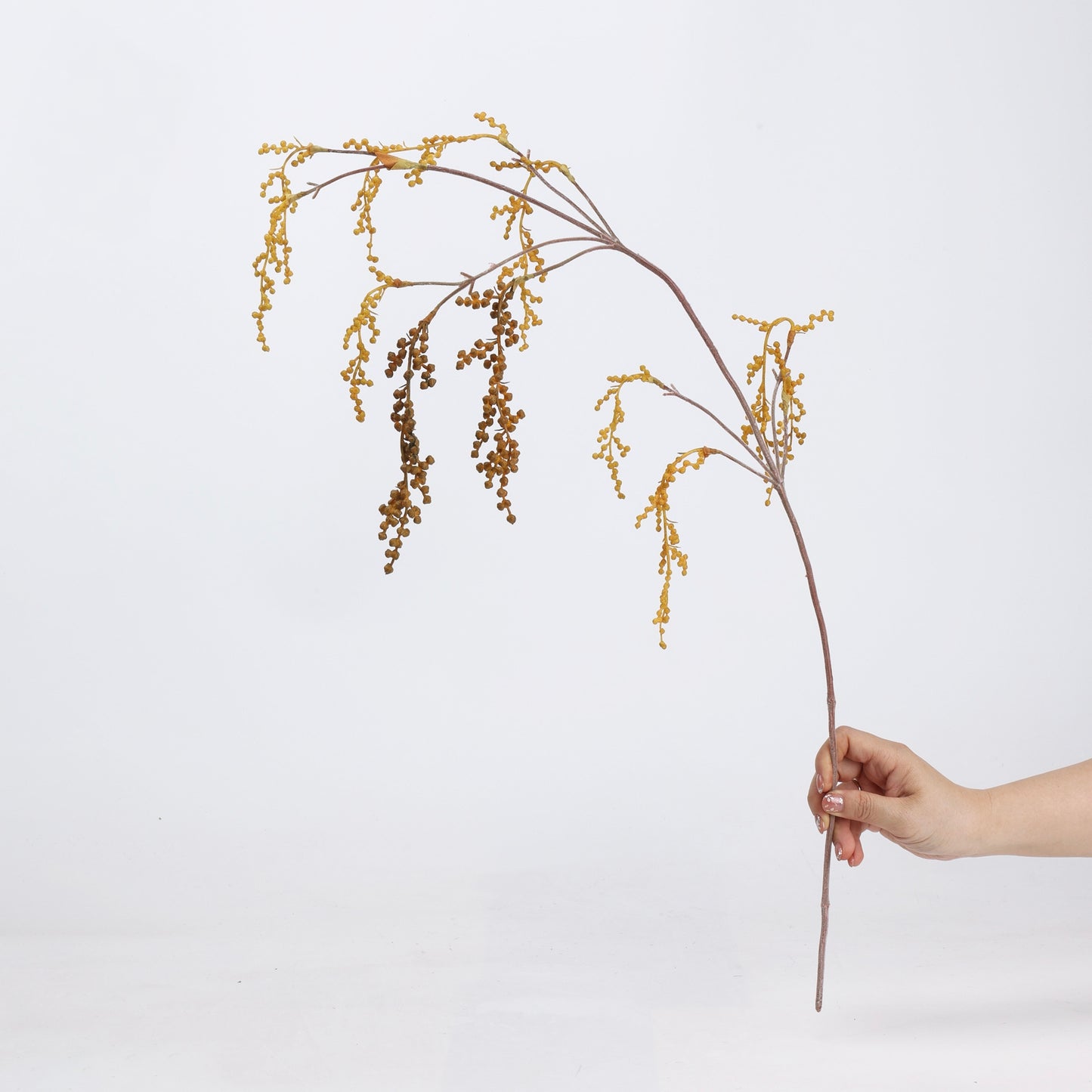 Mocha & Nude Real Touch Artificial Flower Stems – PU Faux Flowers | Panthère Rose