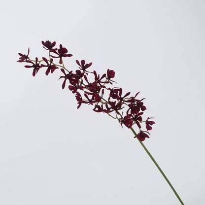 Red & Burgundy Real Touch Artificial Flower Stems – PU Faux Flowers | Panthère Rose
