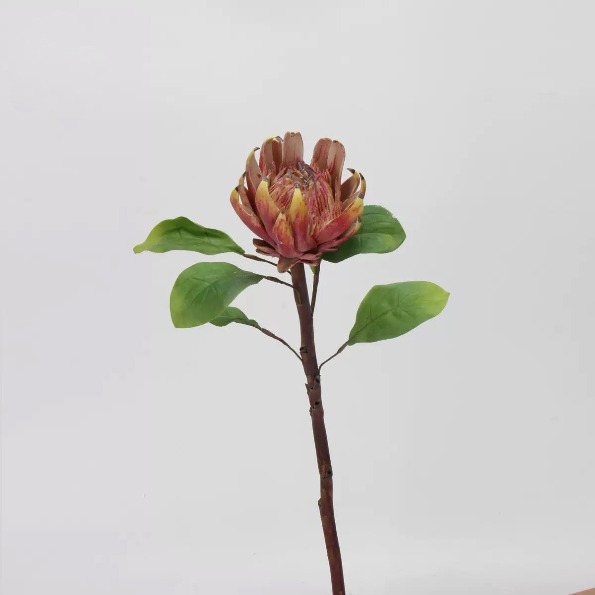 Red & Burgundy Real Touch Artificial Flower Stems – PU Faux Flowers | Panthère Rose