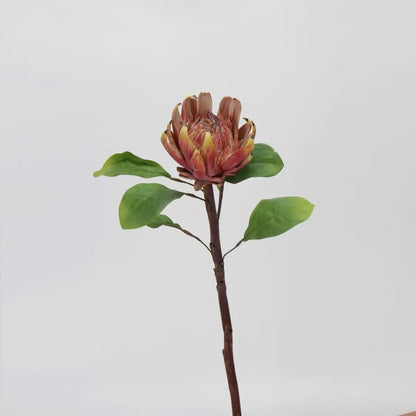 Red & Burgundy Real Touch Artificial Flower Stems – PU Faux Flowers | Panthère Rose