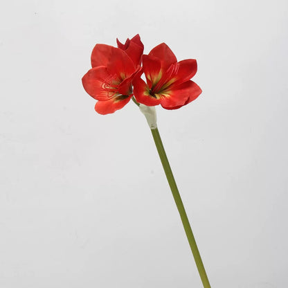 Red & Burgundy Real Touch Artificial Flower Stems – PU Faux Flowers | Panthère Rose