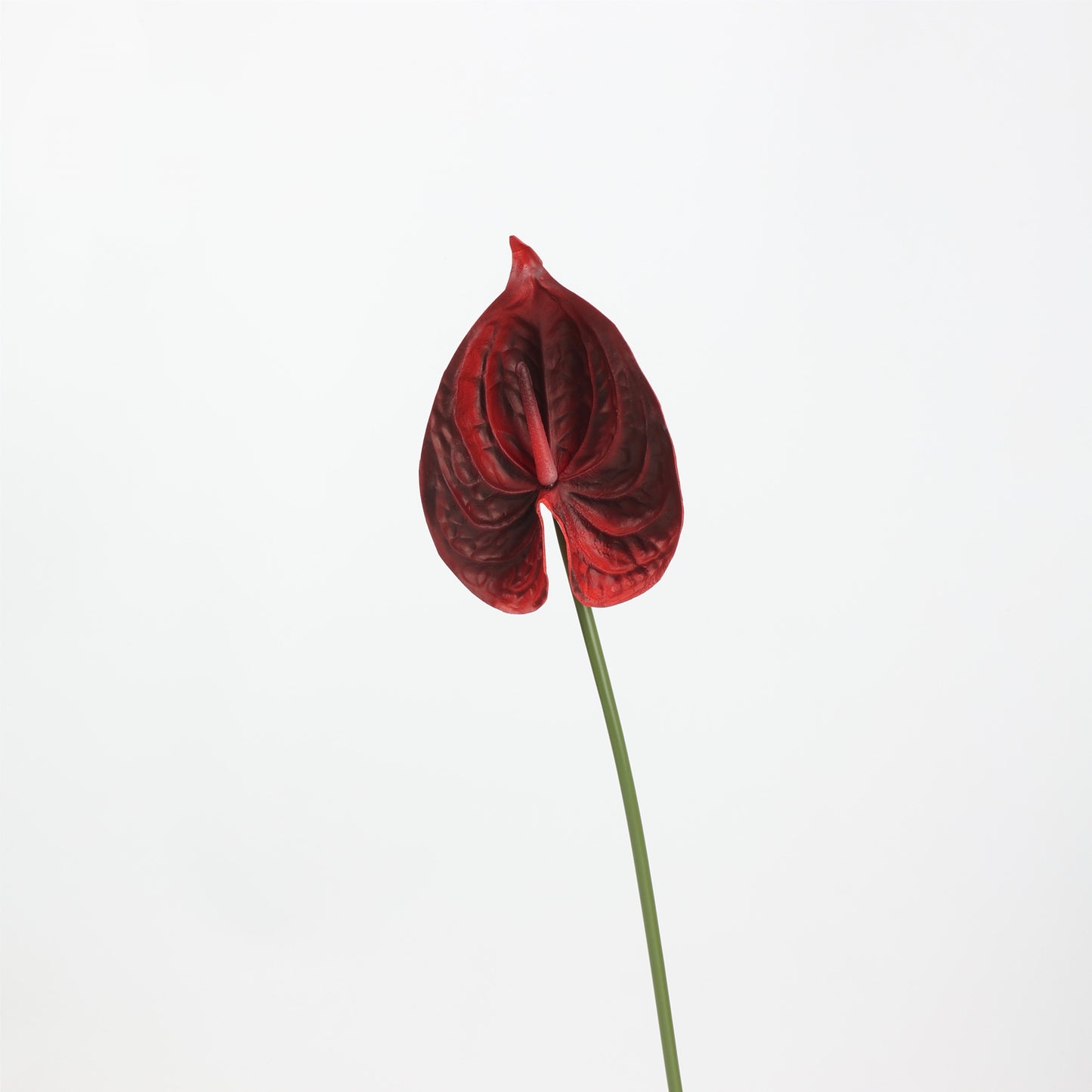 Red & Burgundy Real Touch Artificial Flower Stems – PU Faux Flowers | Panthère Rose