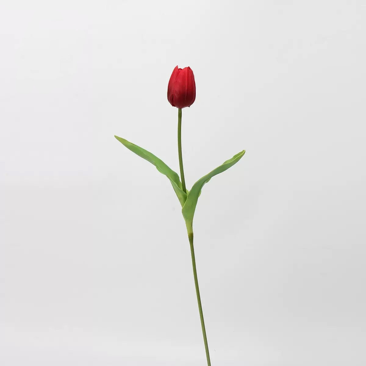 Red & Burgundy Real Touch Artificial Flower Stems – PU Faux Flowers | Panthère Rose