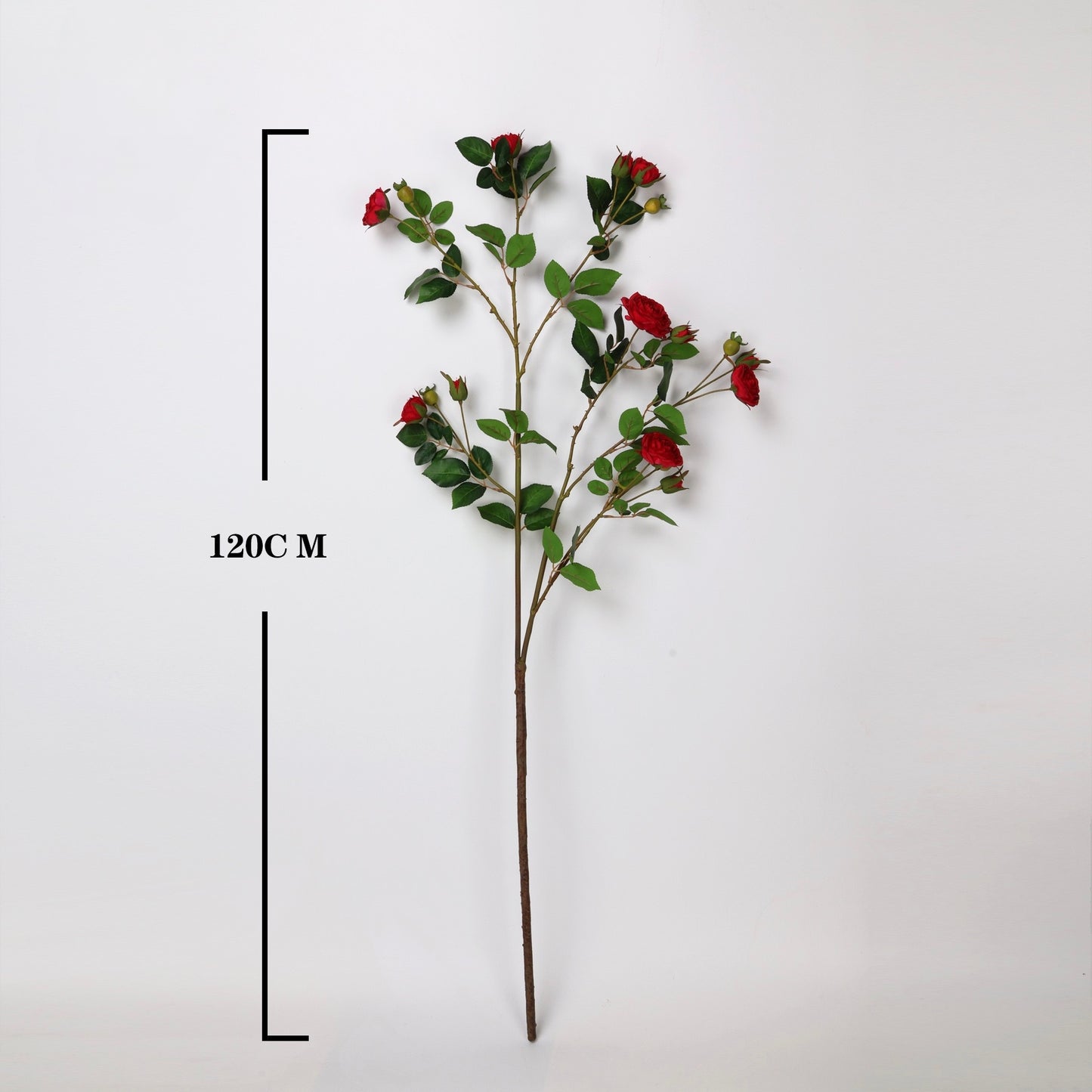 Red & Burgundy Real Touch Artificial Flower Stems – PU Faux Flowers | Panthère Rose