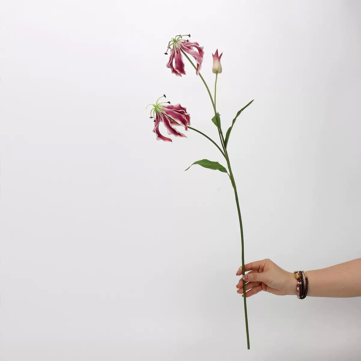Pink & Blush Real Touch Artificial Flower Stems – PU Faux Flowers | Panthère Rose