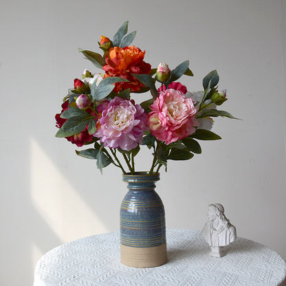 Mixed Colour Peony Bouquet — 5 Stems
