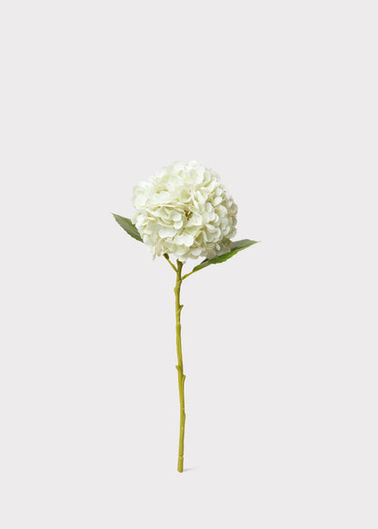 Real Touch Cream White Hydrangea Stem — 22"