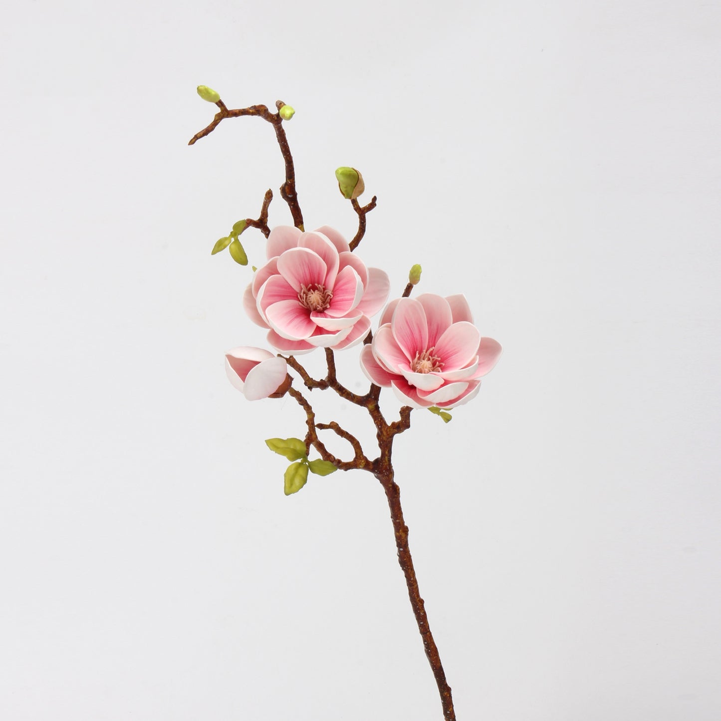 Real Touch Pink Magnolia Branch Stem
